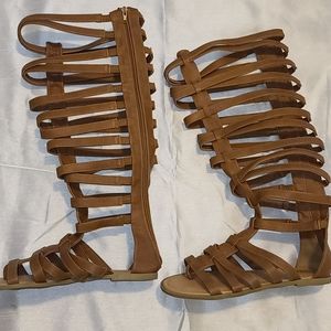 Torrid Cognac Gladiator Sandal